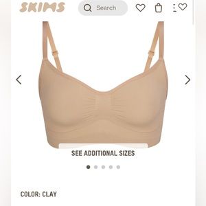 SKIMS Seamless Sculpt Bralette - Clay